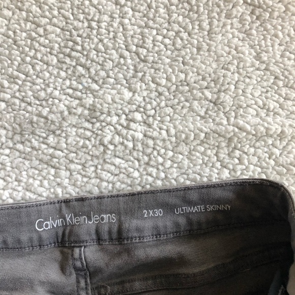 Grey Calvin Klein ultimate skinny jeans - Picture 5 of 10